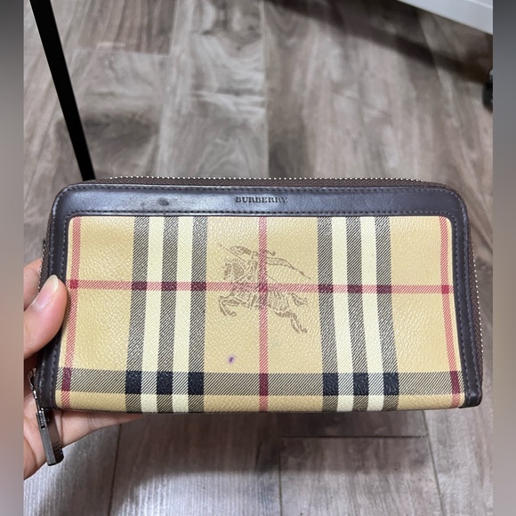 Burberry Wallet Preloved Authentic Vintage - Picture 3 of 7
